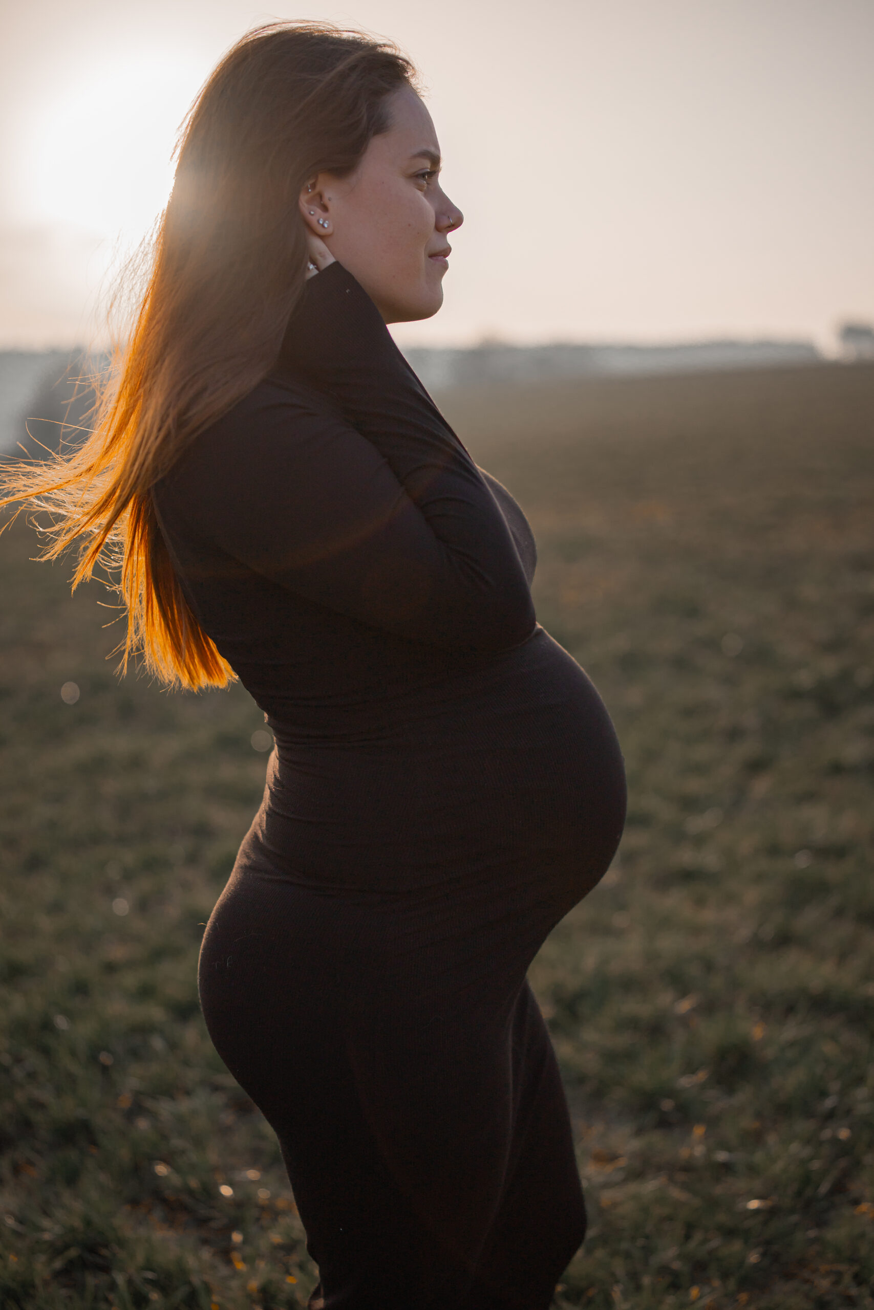 Outdoor Babybauch Fotografie